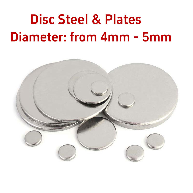 Diameter fra 4 mm til 5 mm stålskive, Blank Metal Strike Plader til salg