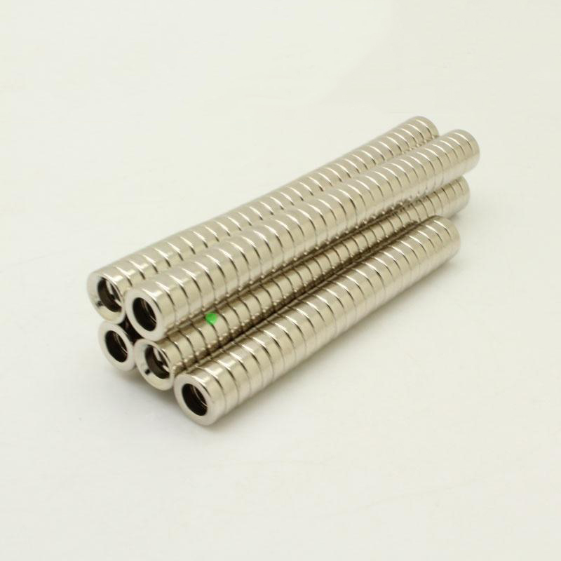 10mm od x 6mm id x 3mm thick Neodymium Ring Magnet N35 Strong Rare Earth Ring Magnets for Sale