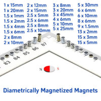Diametrically Magnetized Neodymium Disc Magnet Diametric Rare Earth Cylinder Magnets Diametrical Magnets Sale