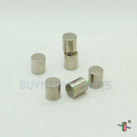 12mm x 14mm Diametrically Magnetized Neodymium Disc Magnet N40 12x14mm Rare Earth Diametric Magnets (5 Pack)