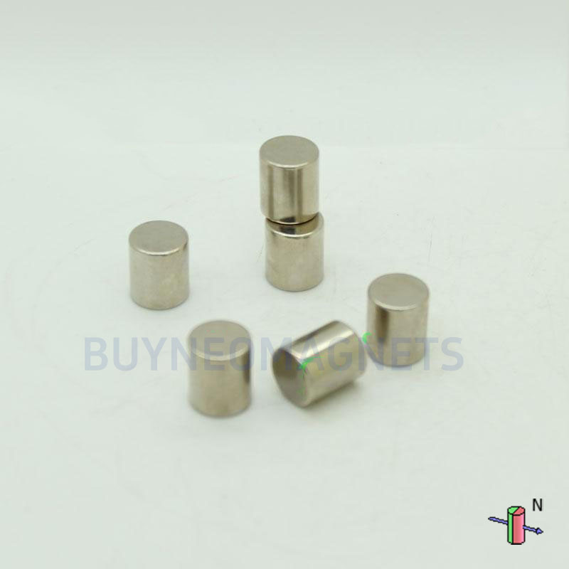 12mm x 14mm Diametrically Magnetized Neodymium Disc Magnet N40 12x14mm Rare Earth Diametric Magnets (5 Pack)