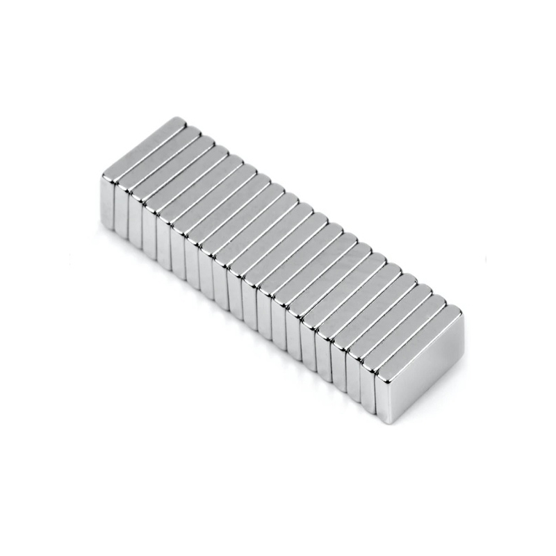 12mm x 8 mm x 2 mm tyk neodymblokmagnet N52 Flad 12x8x2 mm Rare Earth rektangulære magneter til salg