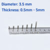3.5mm Durchmesser, Thickness 1mm to 5mm Neodymium Disc Magnet N35 Mini Rare Earth Cylinder Magnets for Crafts