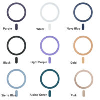 Metal Plate Rings Compatible with Magsafe Magnetic Steel Rings for Phone Accessories Metal Strike Plates (20 팩)