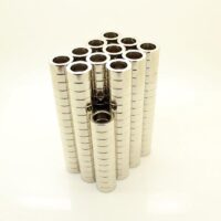 Alternativ oversigt over 18mm od x 12mm id x 7mm thick Neodymium Ring Magnet N38 Strong Rare Earth Ring Magnets Sale (10 Pakke)