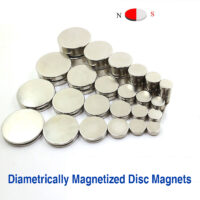15mm x 3mm Diametrically Magnetized Disc Magnet Neodymium Round Magnets 15x3mm N35 Rare Earth Radial Magnets - Image 3